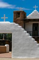 cappella di san geronimo a taos pueblo, stati uniti d'america foto