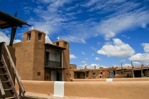 cappella di san geronimo a taos pueblo, stati uniti d'america foto