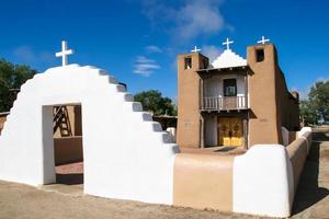 cappella di san geronimo a taos pueblo, stati uniti d'america foto