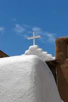 cappella di san geronimo a taos pueblo, stati uniti d'america foto