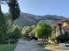 bellissimo montagna villaggio nel tacchino vicino marmaris. foto