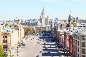 lubyanka e novaya square a Mosca in primavera foto