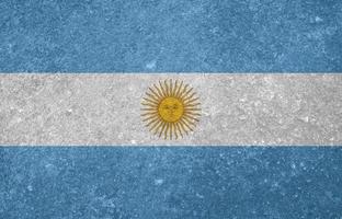 argentino bandiera struttura come sfondo foto