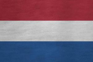 Olanda bandiera struttura come sfondo foto