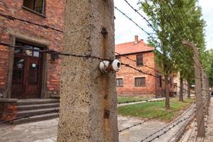 auschwitz-birkenau nazista concentrazione campo Museo nel Polonia. auschwitz oswiecim ebraico prigione nel occupato Polonia durante secondo mondo guerra e olocausto. foto