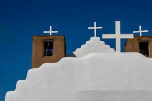 cappella di san geronimo a taos pueblo, stati uniti d'america foto