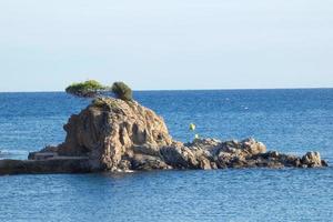 costa brava catalana, aspro mediterraneo costa nel settentrionale catalogna, Spagna foto