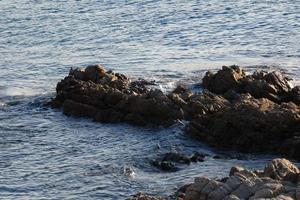 camino de ronda, un' strada parallelo per il catalano costa brava, collocato su il mediterraneo mare nel il nord di catalogna, Spagna. foto