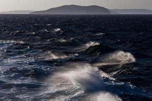 onde nel il mediterraneo mare foto