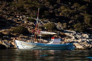 tradizionale pescatore Barche di Grecia foto