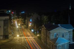 vecchio cittadina di Tallinn nel estate foto