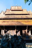 Baan diga Museo o nero Casa, uno di il famoso posto e punto di riferimento nel chiang rai foto