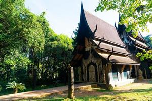 Baan diga Museo o nero Casa, uno di il famoso posto e punto di riferimento nel chiang rai foto