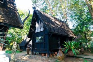 Baan diga Museo o nero Casa, uno di il famoso posto e punto di riferimento nel chiang rai foto