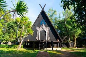 Baan diga Museo o nero Casa, uno di il famoso posto e punto di riferimento nel chiang rai foto