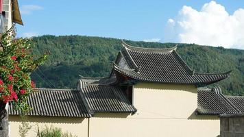 il vecchio Cinese villaggio Visualizza con il vecchio costruito architetture nel esso foto