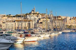 panoramico Visualizza di Marsiglia a d'oro ora foto