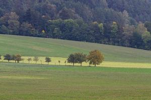 autunno paesaggio nel un' moravia i campi foto