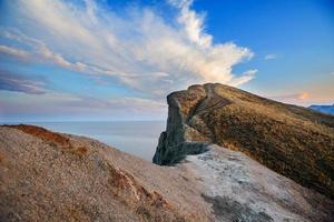 rocce e mare. foto