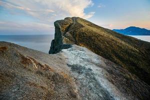 rocce e mare. foto