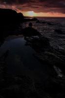 tramonto sull'oceano foto