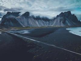 vestrahorn montagna su il Sud costa di Islanda foto