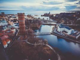 Visualizza sopra il svedese città di Kalmar foto