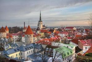 il migliore visualizzazioni sopra Tallinn vecchio cittadina a partire dal foto