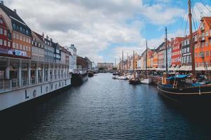 nyhavn porto nel Copenaghen, Danimarca foto