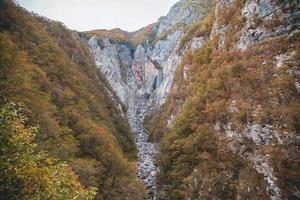 schiaffo boka cascata di fuco nel slovenia foto