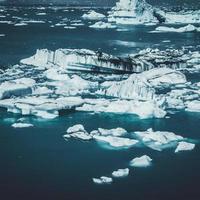 jokulsarlon ghiacciaio laguna su il Sud costa di Islanda foto