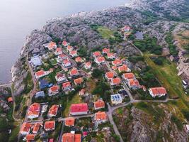 aereo Visualizza di marstrand, Svezia di fuco foto