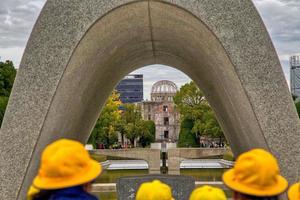 Hiroshima pace parco e atomico bomba cupola foto