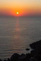 paesaggi di il isola di santorini foto