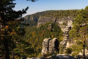 autunno paesaggi nel prebischtor, Boemia foto