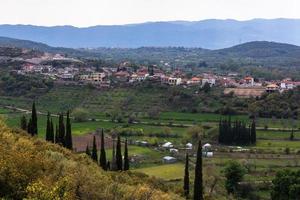 primavera paesaggi a partire dal il montagne di Grecia foto