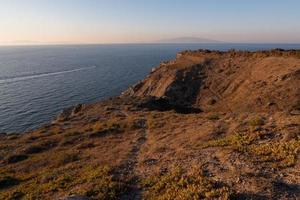 paesaggi di il isola di santorini foto