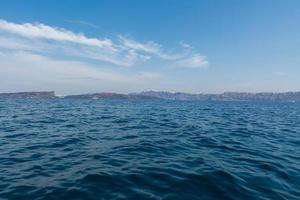 paesaggi di il isola di santorini foto