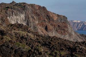 paesaggi di il isola di santorini foto