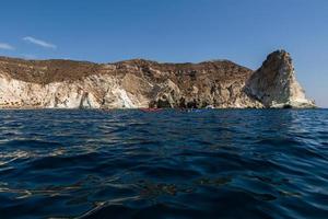 paesaggi di il isola di santorini foto