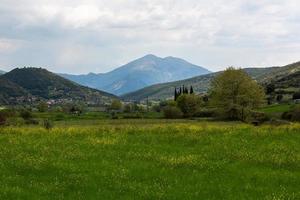 primavera paesaggi a partire dal il montagne di Grecia foto