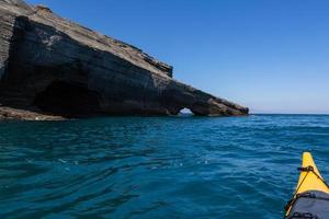 paesaggi di il isola di santorini foto