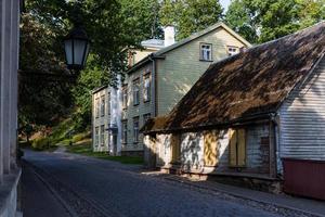 tartu, paesaggio urbano su un' soleggiato giorno foto