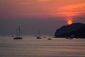 paesaggi di il isola di santorini foto