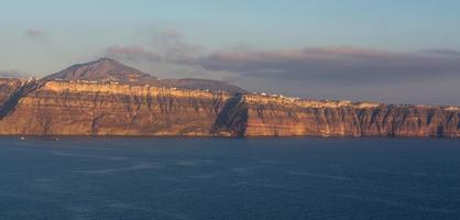 paesaggi di il isola di santorini foto