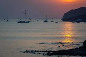 paesaggi di il isola di santorini foto