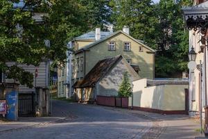 tartu, paesaggio urbano su un' soleggiato giorno foto