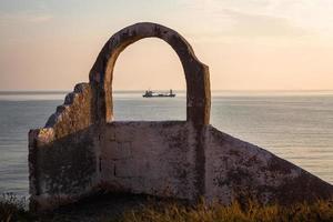 paesaggi di il isola di santorini foto