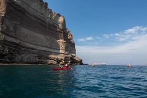 paesaggi di il isola di santorini foto