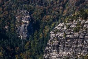 autunno paesaggi nel prebischtor, Boemia foto